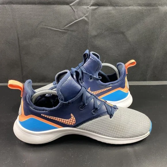 Nike Free TR8 Low Textile Trainers AJ7681-008 Blue/Orange/White Sz 10.5 - Picture 3 of 10